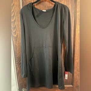 Merona Black Long Sleeve Coverup